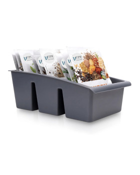Maitseainete organiseerija, hall, 25 x 15 x 9 cm, 229047 s, vilde