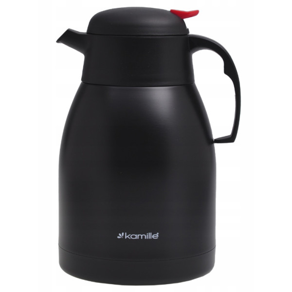 Roostevabast terasest termos 1,5 l, must, 2218, kamille