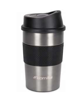 Termosmuki 360 ml (tummanharmaa), 2150, kamille Termosmuki 360 ml (tummanharmaa), 2150, kamille