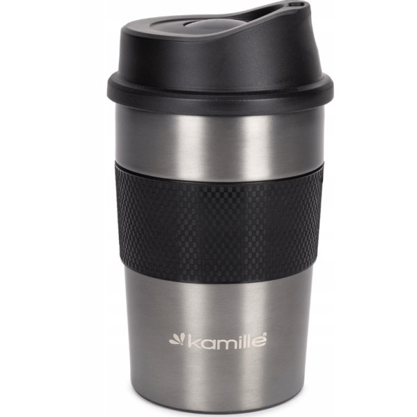 Termosmuki 360 ml (tummanharmaa), 2150, kamille Termosmuki 360 ml (tummanharmaa), 2150, kamille