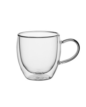 2 topeltseinaga klaaskruusi komplekt 250 ml, 9010, kamille 2 topeltseinaga klaaskruusi komplekt 250 ml, 9010, kamille