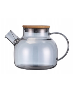 Klaasist teekann / taimeteede kann 1000 ml (hall), 9029, kamille