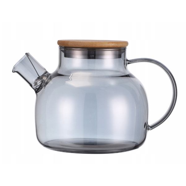 Klaasist teekann / taimeteede kann 1000 ml (hall), 9029, kamille