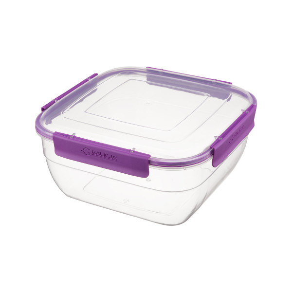 Ruudukujuline toidu säilitusnõu, 2,35 l, 20,3 x 20,3 x 9,4 cm, 39646, galicja Ruudukujuline toidu säilitusnõu, 2,35 l, 20,3 x 20,3 x 9,4 cm, 39646, galicja