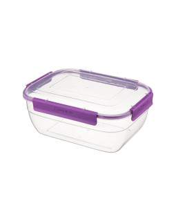 Ristkülikukujuline toidu säilitusnõu, 2,2 l, 22,7 x 17,2 x 9,4 cm, 39691, galicja