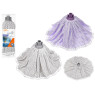 Dress mikrokiust mopp, valge-lilla, 14 x 8 x 38, 00683, simple solution