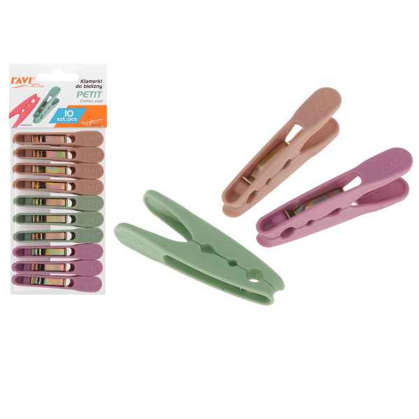 Petit pesulõksud, 10 tk, 9 x 3 x 25, 01071, simple solution