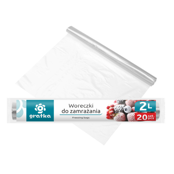 Gratka sügavkülmakotid, 2 l, 20 tk, 3 x 3 x 21, 10229, gratka