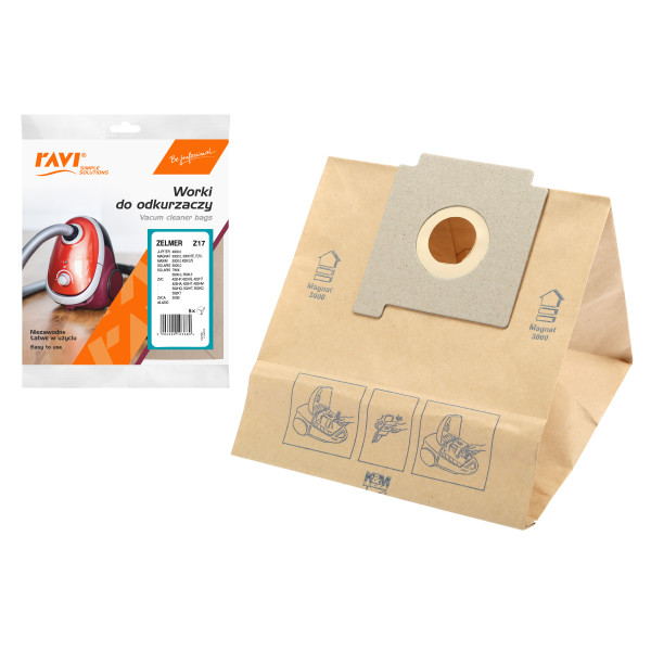 Tolmuimejakotid zelmer (z17) magnat/maximum, 5 tk, 20 x 2 x 30, 10368, simple solution