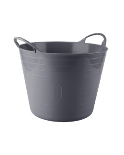 Mitmefunktsionaalne korv, 15 l, hall, 24,5 x 35 x 24, 40222, simple solution