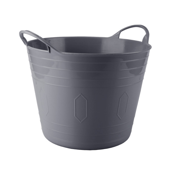 Mitmefunktsionaalne korv, 15 l, hall, 24,5 x 35 x 24, 40222, simple solution
