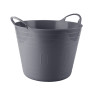 Mitmefunktsionaalne korv, 15 l, hall, 24,5 x 35 x 24, 40222, simple solution