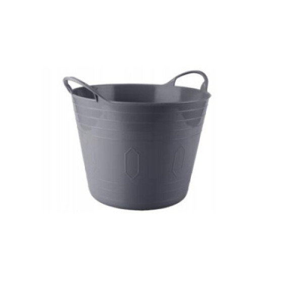Mitmefunktsionaalne korv, 42 l, hall, 33 x 33 x 45, 40224, simple solution