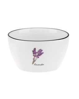 Portselankauss, 350 ml, lavendel, 11.5 x 11.5 x 6.5, 81474, ravi decor