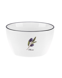 Portselankauss, 350 ml, oliivid, 11.5 x 11.5 x 6.5, 81474, ravi decor