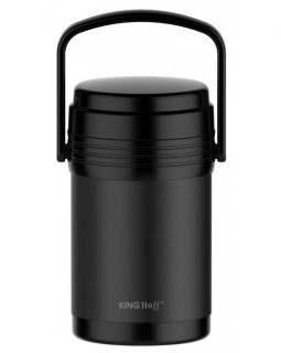 Toidutermos, teras, must 1,5l kinghoff.