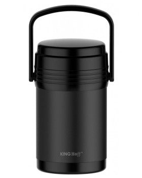 Toidutermos, teras, must 1,5l kinghoff. Toidutermos, teras, must 1,5l kinghoff.