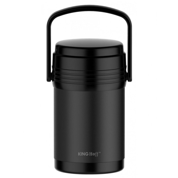 Toidutermos, teras, must 1,5l kinghoff.
