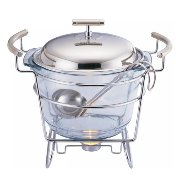 Toidusoojendaja, klaas - teras, 4l, kh 1417, kinghoff