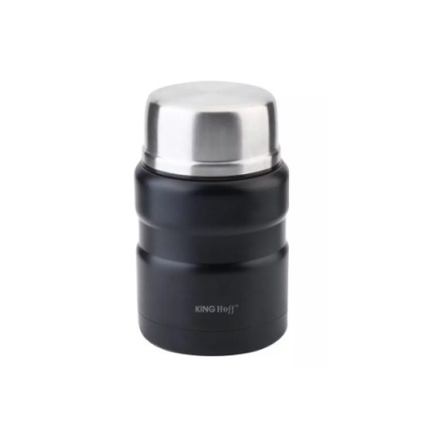 Toidutermos, teras, 0,5l, must kinghoff kh 1459