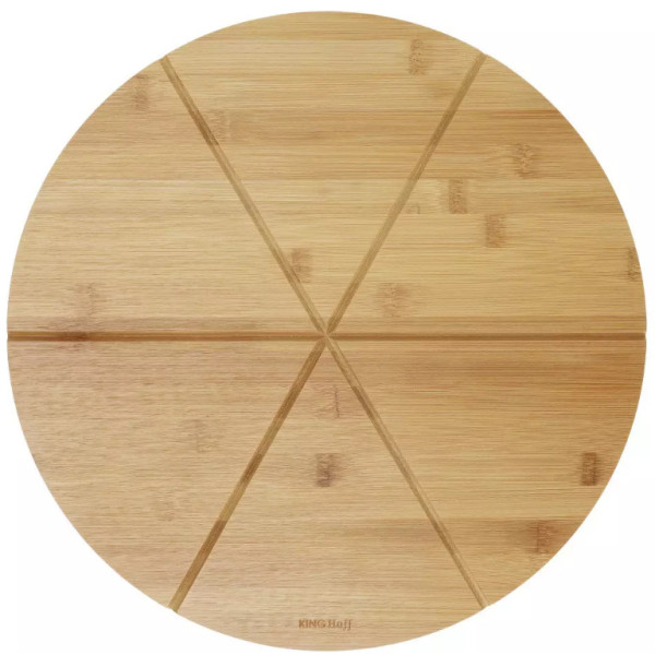 Pitsataldrik, bambus, ø35cm kinghoff.