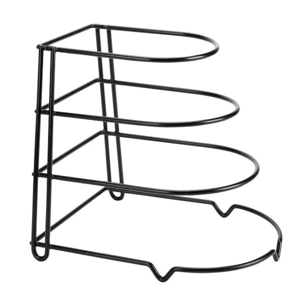 Organizer, 25,5 × 21,5 × 27,5 cm, 4-korruseline pannide riiul, kinghoff teras, kh 1582