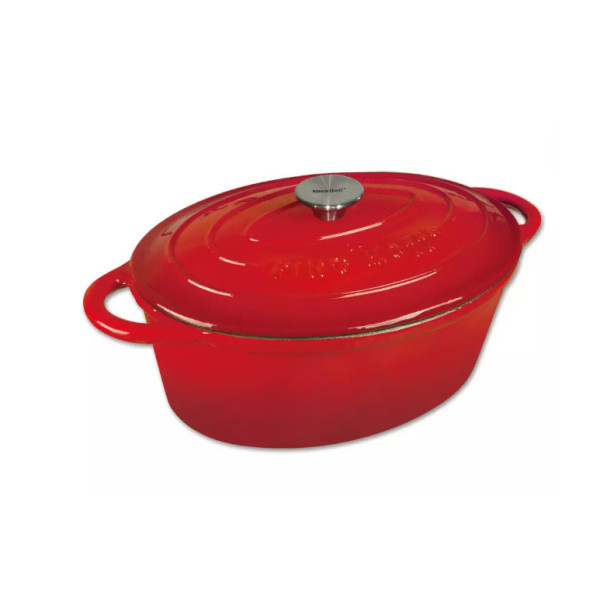 Pott, 33cm 6,2l, punane kinghoff. Pott, 33cm 6,2l, punane kinghoff.