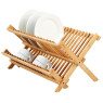 King hoff kokkupandav bambusest nõudekuivati 40x33x24 cm