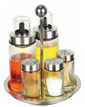 Maitseainekomplekt, 6 elementi, klaasteras kinghoff.