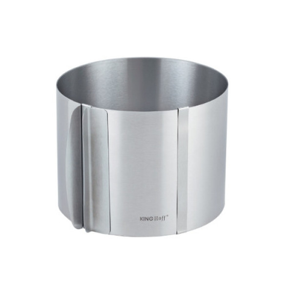 Reguleeritava läbimõõduga koogirõngas, 16x30x12cm kinghoff, kh 1792