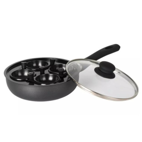 Sügav pann kaane ja vahetükiga praemunade jaoks kinghoff.