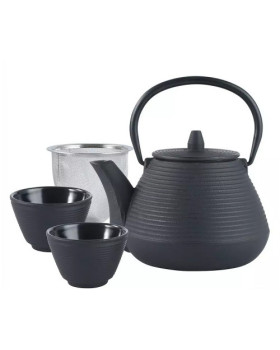 Malmist teekann filtri ja tassidega kinghoff kh 1846