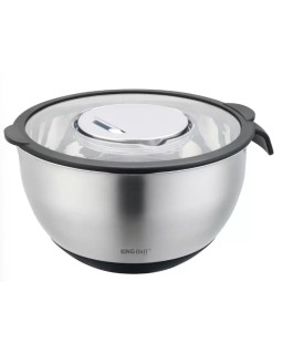 Terasest kauss kaanega, multifunktsionaalne, must, mahutavus 5l , kinghoff.