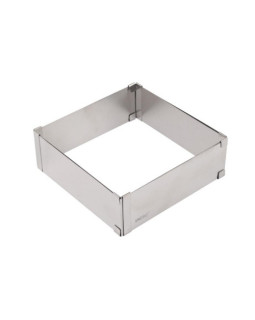 Koogivorm, ristkülikukujuline, reguleeritav, terasest, kõrgus 5cm, kinghoff kh 1906