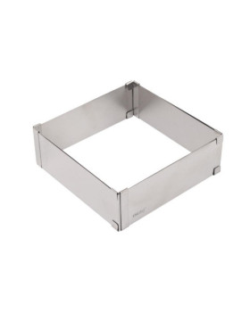 Koogivorm, ristkülikukujuline, reguleeritav, terasest, kõrgus 5cm, kinghoff kh 1906