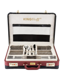 Söögiriistade komplekt, 72 tk, poleeritud teras kinghoff.