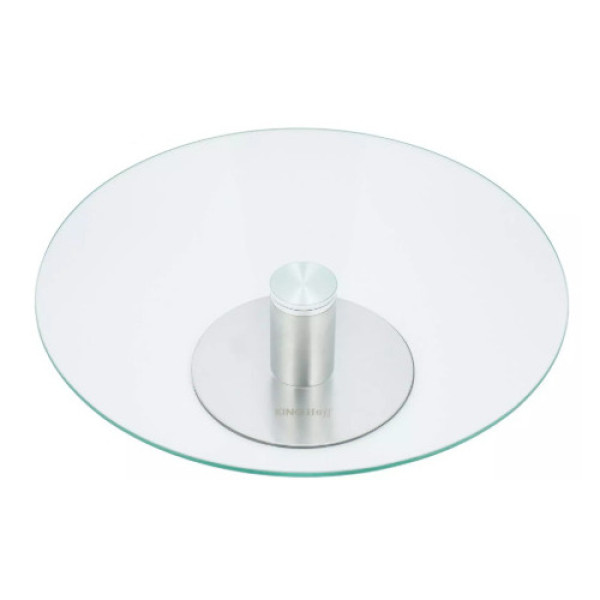 1-tasandiline vaagen, klaas - teras ø30cm kinghoff, kh 4014
