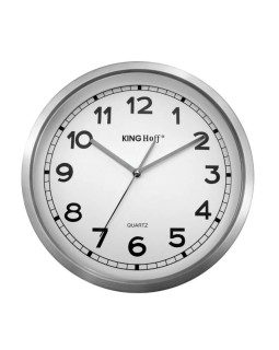 Seinakell, roostevaba teras, ø34 cm, 1.5v r6 aa patarei, kh 5026, kinghoff