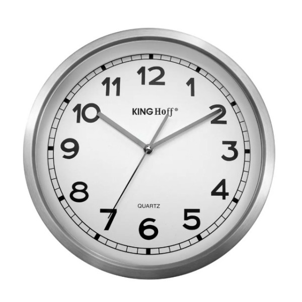 Seinakell, roostevaba teras, ø34 cm, 1.5v r6 aa patarei, kh 5026, kinghoff