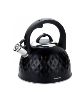 Veekeetja, traditsiooniline, teras, 3l, must klausberg