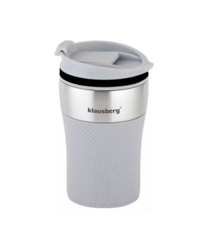 Terminis puodelis, pilkas, 280 ml, klausberg, kb 7622
