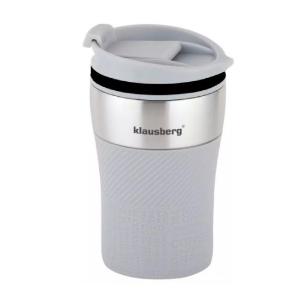 Terminis puodelis, pilkas, 280 ml, klausberg, kb 7622