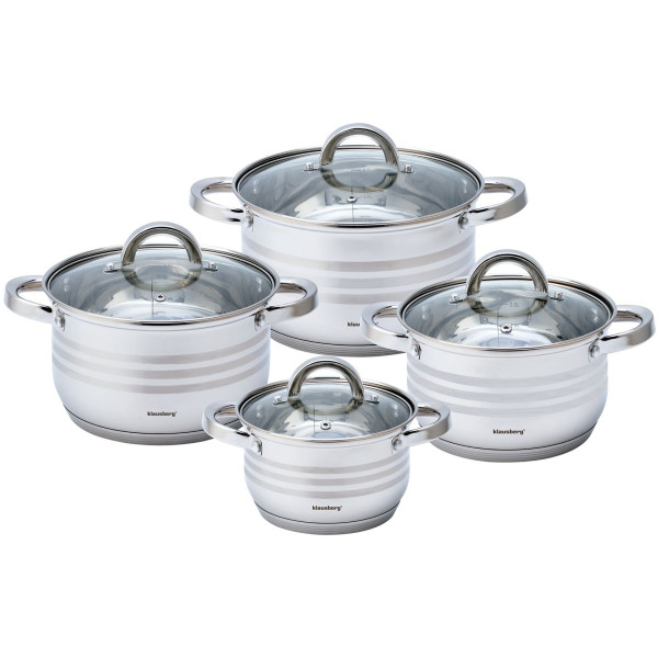 Potikomplekt ø16/18/20/24 cm, klausberg, roostevaba teras, kb 7694