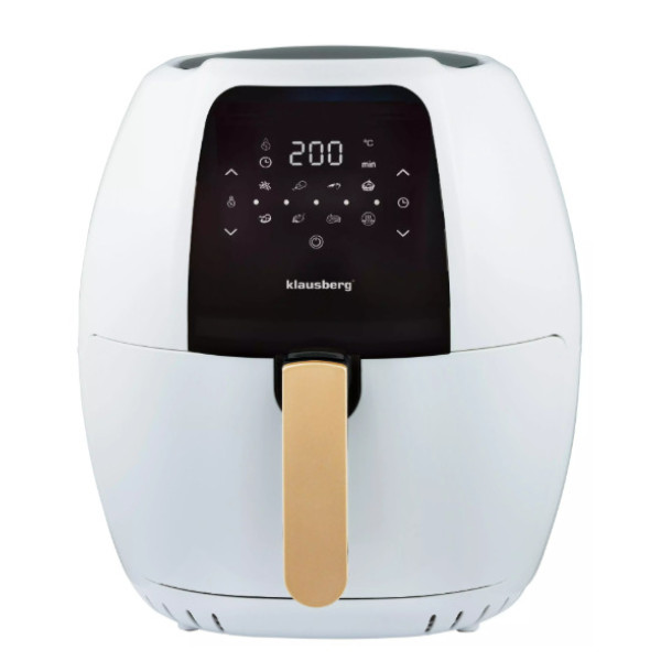 Kuumaõhufritüür, valge ja kuldne, 7.7l, 1800w, kb 7709, klausberg Kuumaõhufritüür, valge ja kuldne, 7.7l, 1800w, kb 7709, klausberg