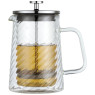 Presskann kohvi ja tee valmistamiseks, klaasist, 0,60 l, klausberg, kb 7763