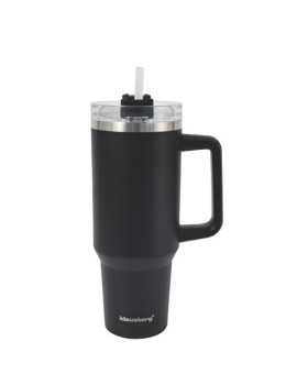 Termokruus kõrrega, must, 1100 ml, roostevaba teras, klausberg, kb 7942. 1100 ml maht – piisavalt su