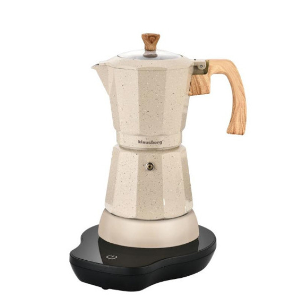 Elektriline espressomasin, 0,3l, beež, 500 w, kb 7999, klausberg Elektriline espressomasin, 0,3l, beež, 500 w, kb 7999, klausberg