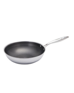Roostevabast terasest wok-pann, ø28cm, kb 9024, klausberg