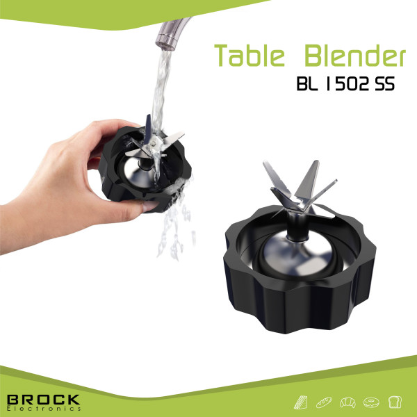 Brock blender. 1,5 l klaaspurk, 500w