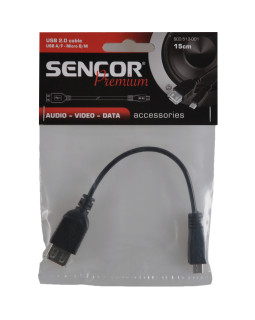 Sencor usb 2.0 kaabel, a/f-mikro b/